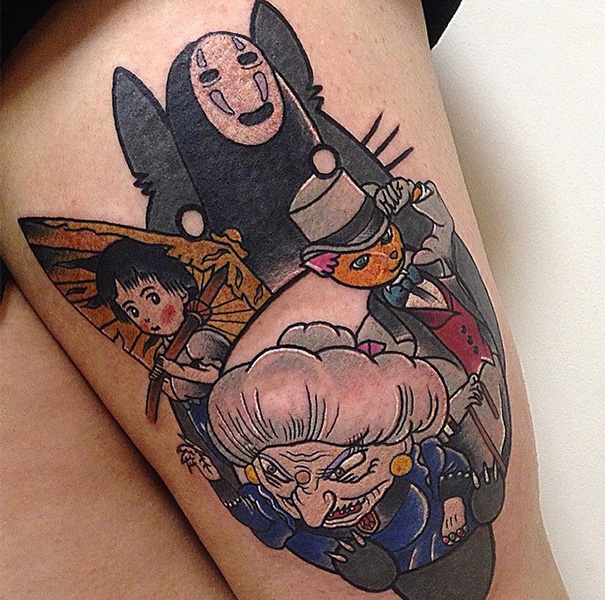 30+ Studio Ghibli Tattoos Inspired By Miyazaki Films | Part 2 | Animamo
 Perfect Japanese Tattoos